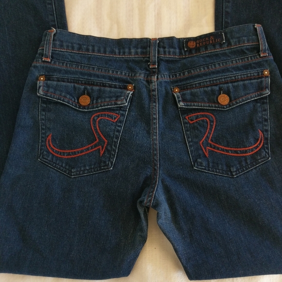 Rock & Republic blue jeans size 30. - Picture 4 of 5